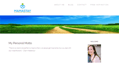Desktop Screenshot of mamastay.com
